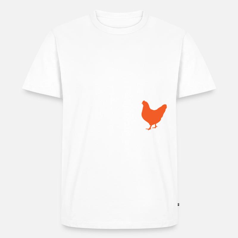 Kleiner Held - Süßes Tierhuhn - Männer Premium Bio T-Shirt - undefined