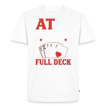 Jeux de cartes de jeu – 30e anniversaire - T-shirt Premium bio Homme - blanc - Devant - Nico (187cm)