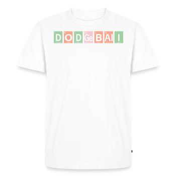 Chimie sportive des joueurs de Dodgeball - T-shirt Premium bio Homme - blanc - Devant - Nico (187cm)
