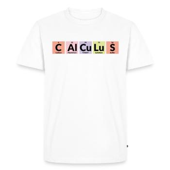Meilleur professeur de mathématiques de tous les temps - T-shirt Premium bio Homme - blanc - Devant - Nico (187cm)