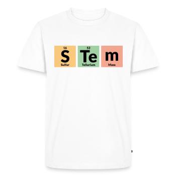 Best STEM Teacher Ever - Men's Premium Organic T-Shirt - white - Front - Nico (187cm)