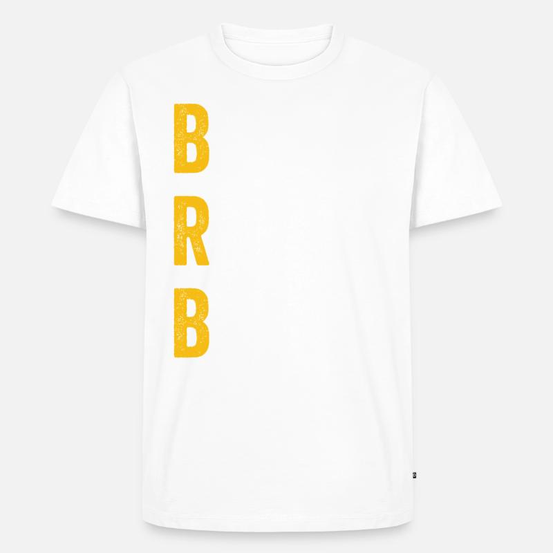 Computer-Chat Bravo Romeo Bravo - BRB - Männer Premium Bio T-Shirt - undefined