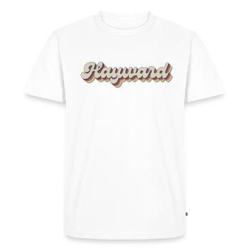 Nostalgique des années 70 USA City - Vintage Hayward - T-shirt Premium bio Homme - blanc - Devant - Nico (187cm)