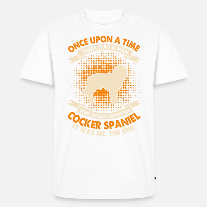 Es War Einmal - Cocker Spaniel - Männer Premium Bio T-Shirt - undefined
