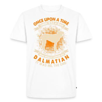 Il était une fois - Dalmatiens - T-shirt Premium bio Homme - blanc - Devant - Nico (187cm)
