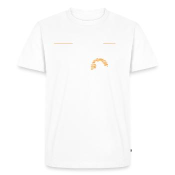 Randonnée - Balkans - T-shirt Premium bio Homme - blanc - Devant - Nico (187cm)