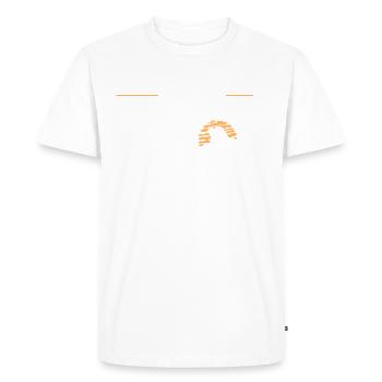 Randonnée pédestre - John Muir Trail - T-shirt Premium bio Homme - blanc - Devant - Nico (187cm)