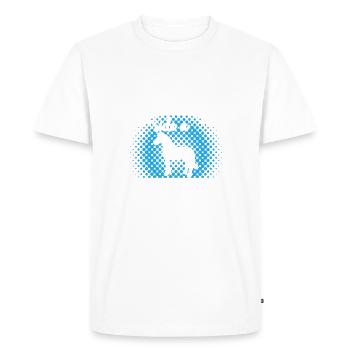 Équitation - Grade Horse - T-shirt Premium bio Homme - blanc - Devant - Nico (187cm)