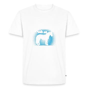 Équitation - Appaloosa -Cheval - T-shirt Premium bio Homme - blanc - Devant - Nico (187cm)