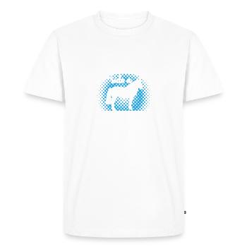 Équitation - Haflinger Horse - T-shirt Premium bio Homme - blanc - Devant - Nico (187cm)