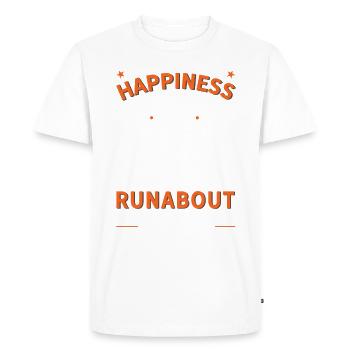 Je ne peux pas acheter de chance, mais Runabout - T-shirt Premium bio Homme - blanc - Devant - Nico (187cm)