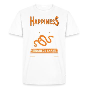 Vous pouvez acheter Ringneck Snake - T-shirt Premium bio Homme - blanc - Devant - Nico (187cm)