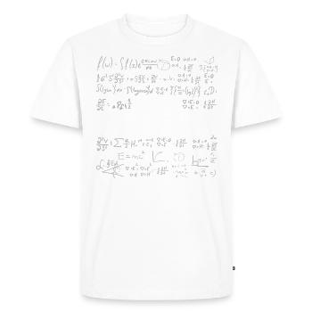 Wish Life Would Be Easy As a Combiner - Men's Premium Organic T-Shirt - white - Front - Nico (187cm)