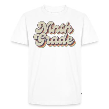 Boho Rainbow - Enseignant de neuvième année - T-shirt Premium bio Homme - blanc - Devant - Nico (187cm)