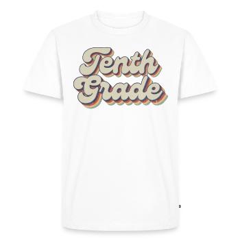 Boho Rainbow - Enseignante de dixième année - T-shirt Premium bio Homme - blanc - Devant - Nico (187cm)