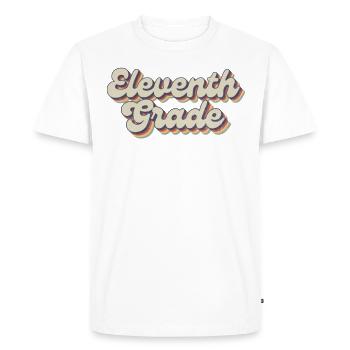 Boho Rainbow - Teacher of the Eleventh Grade - Men's Premium Organic T-Shirt - white - Front - Nico (187cm)