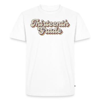 Boho Rainbow - Teacher of the Thirteenth Grade - Men's Premium Organic T-Shirt - white - Front - Nico (187cm)
