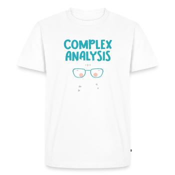 I Love Cats - Complex Analysis - Men's Premium Organic T-Shirt - white - Front - Nico (187cm)