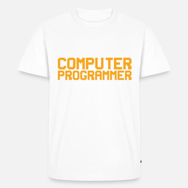 Stupid - Computer Programmer - Men's Premium Organic T-Shirt - undefined