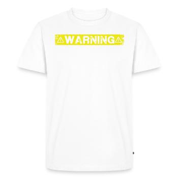 En parlant de chien chinois à crête - T-shirt Premium bio Homme - blanc - Devant - Nico (187cm)