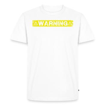 En parlant de frison - T-shirt Premium bio Homme - blanc - Devant - Nico (187cm)