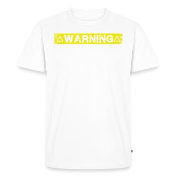 Talk about disco music - Men's Premium Organic T-Shirt - white - Front - Nico (187cm)