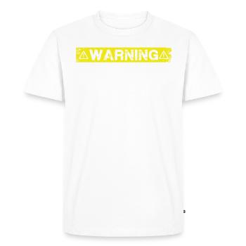 Parler de musique électronique - T-shirt Premium bio Homme - blanc - Devant - Nico (187cm)