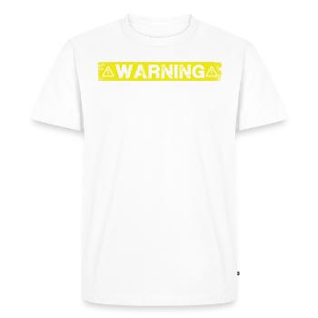 Parlez de musique hip-hop - T-shirt Premium bio Homme - blanc - Devant - Nico (187cm)