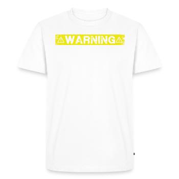 Commencez à parler de cyclisme - T-shirt Premium bio Homme - blanc - Devant - Nico (187cm)
