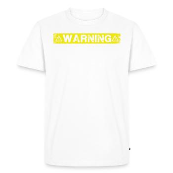 Parlez du chat balinais - T-shirt Premium bio Homme - blanc - Devant - Nico (187cm)