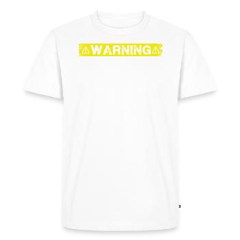 En parlant de chat exotique à poil court - T-shirt Premium bio Homme - blanc - Devant - Nico (187cm)