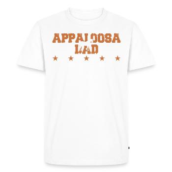 Pferdedad - Appaloosa - T-shirt Premium bio Homme - blanc - Devant - Nico (187cm)
