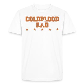 Le père du cheval - Coldblut - T-shirt Premium bio Homme - blanc - Devant - Nico (187cm)
