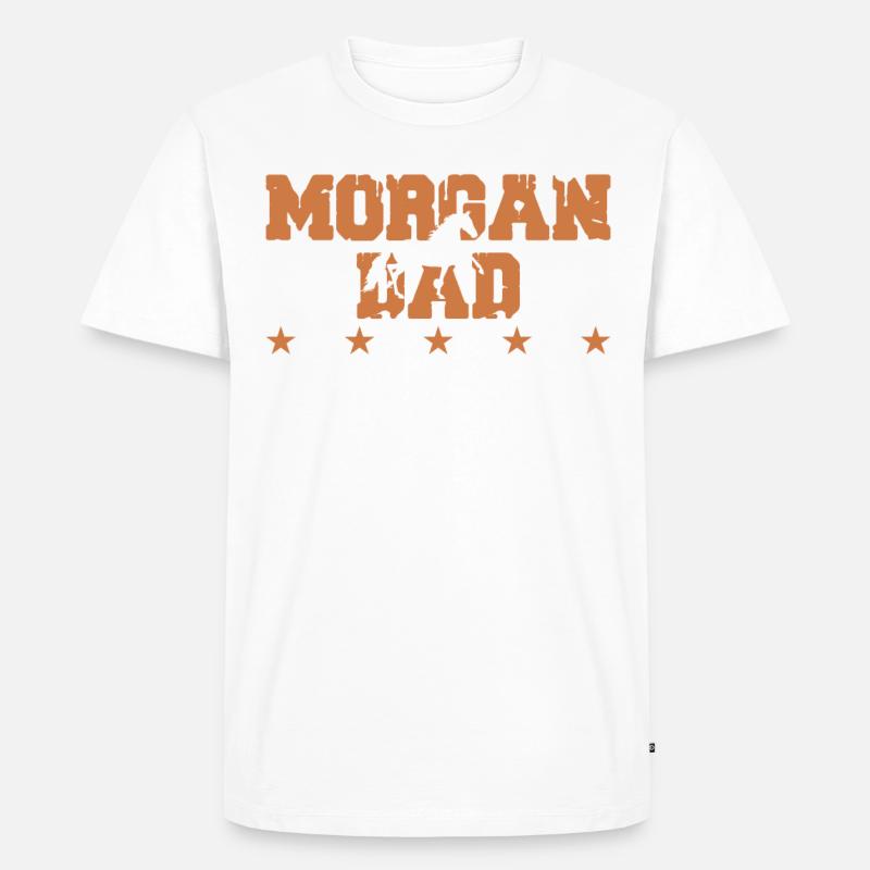 Pferdevater - Morgan - Männer Premium Bio T-Shirt - undefined