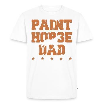 Cheval Père - Cheval de peinture - T-shirt Premium bio Homme - blanc - Devant - Nico (187cm)