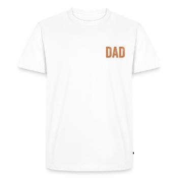 Papa - Agricultural Engineer - Men's Premium Organic T-Shirt - white - Front - Nico (187cm)