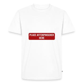 Émotionnel - Bureau du chien - T-shirt Premium bio Homme - blanc - Devant - Nico (187cm)