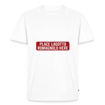 Emotional - Hundelagotto Romagnolo - Men's Premium Organic T-Shirt - white - Front - Nico (187cm)