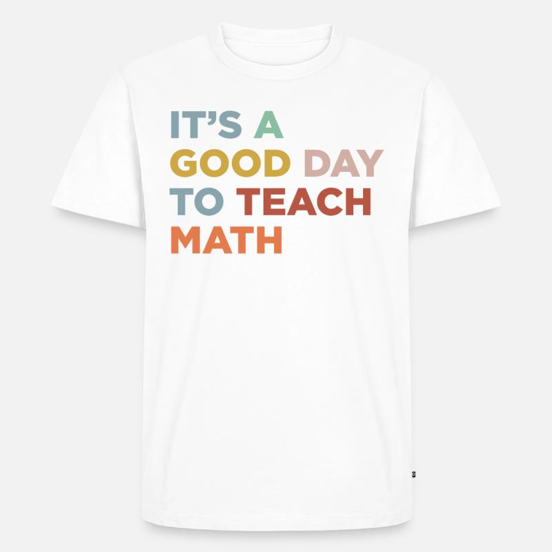 Mathematiklehrer Unterrichten - Männer Premium Bio T-Shirt - undefined