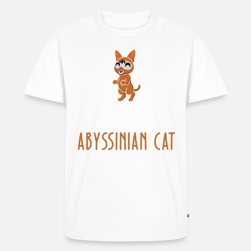 Sei Du Selbst - Abessinierkatze - Männer Premium Bio T-Shirt - undefined