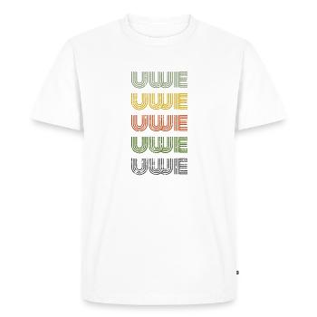 70s Retro Name Vintage Personalisieres Uwe - T-shirt Premium bio Homme - blanc - Devant - Nico (187cm)