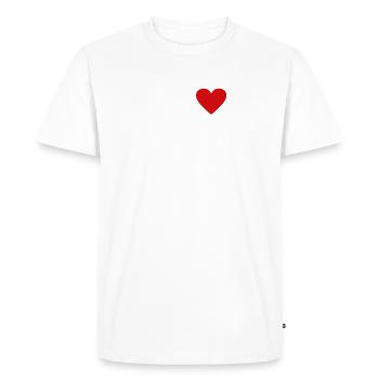 Parc National du Coeur Vietnam - J’aime Cat Ba - T-shirt Premium bio Homme - blanc - Devant - Nico (187cm)
