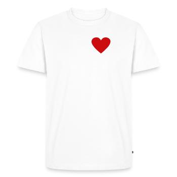 Parc national du Cœur au Sri Lanka - I Love Yala - T-shirt Premium bio Homme - blanc - Devant - Nico (187cm)