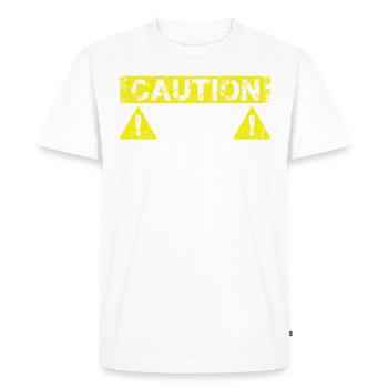 109 Too Hot to Act - 109e anniversaire - T-shirt Premium bio Homme - blanc - Devant - Nico (187cm)
