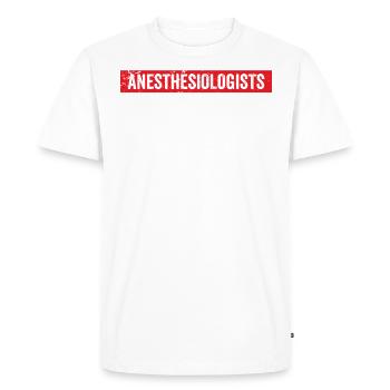 I got gas to make them pass CRNA - Men's Premium Organic T-Shirt - white - Front - Nico (187cm)