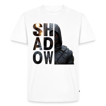 Ombre - T-shirt Premium bio Homme - blanc - Devant - Nico (187cm)