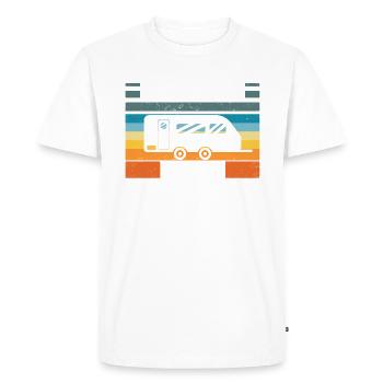 Camping car Camping born in 1967 Birthday - Men's Premium Organic T-Shirt - white - Front - Nico (187cm)