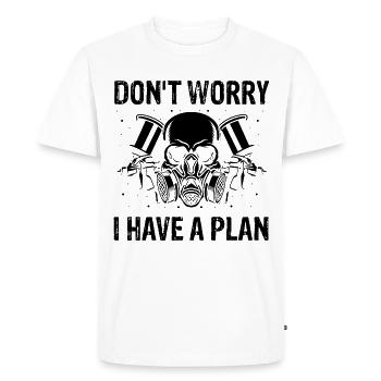 Car Painter Offer for Car Painters - Men's Premium Organic T-Shirt - white - Front - Nico (187cm)