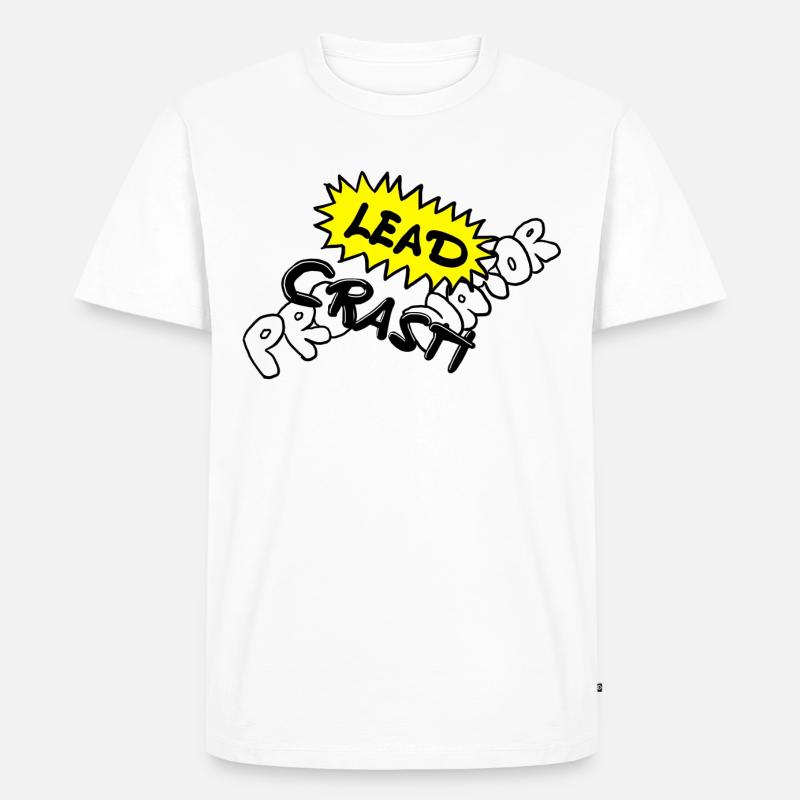 Lead Procrastinator - Männer Premium Bio T-Shirt - Weiß