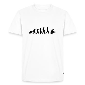 Electrician electrician electrical engineer - Men's Premium Organic T-Shirt - white - Front - Nico (187cm)